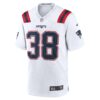 rhamondre stevenson new england patriots nike game player jersey white clowdercats upowo.jpg