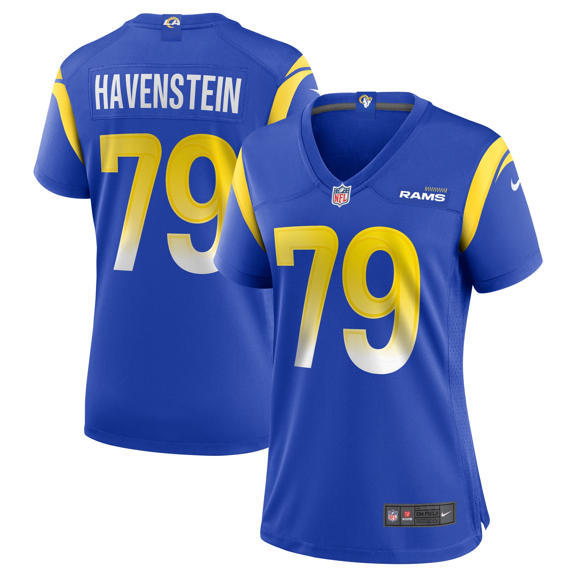rob havenstein los angeles rams nike womens game jersey royal clowdercats b7r6r.jpg