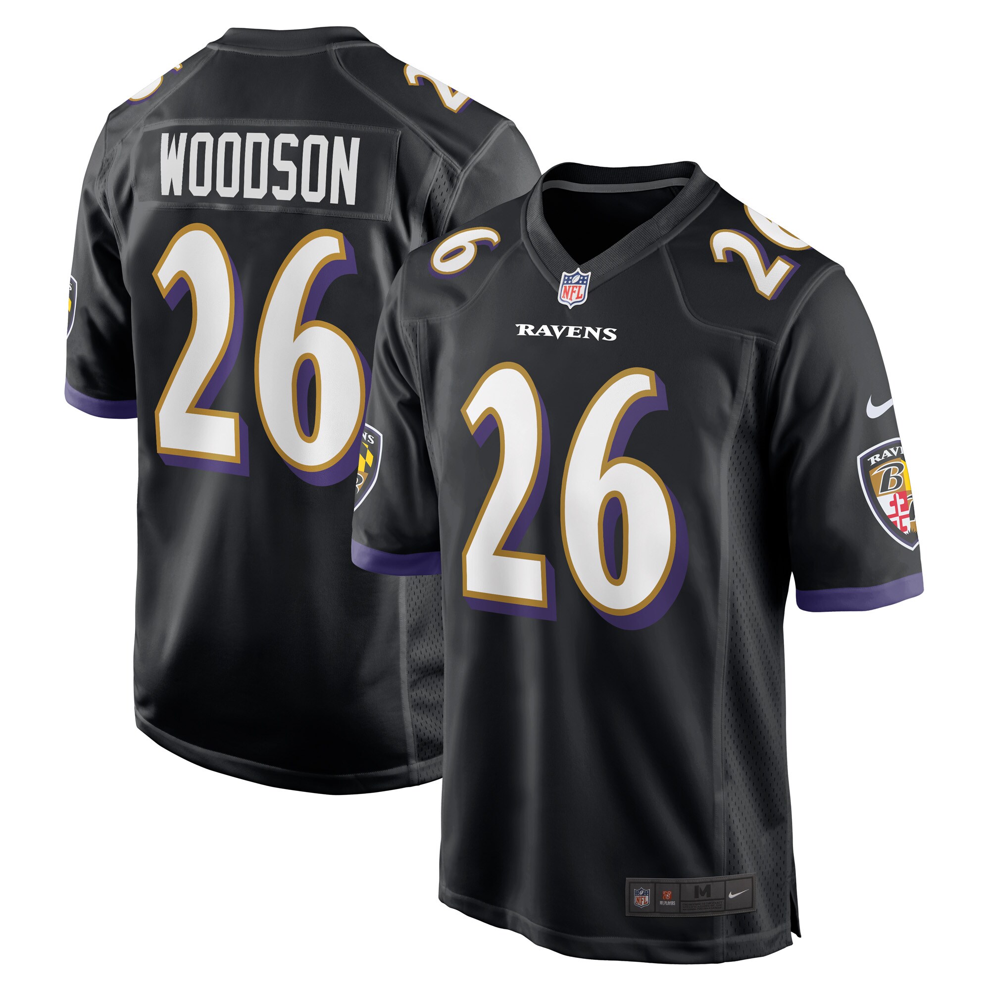 rod woodson baltimore ravens nike retired player alternate game jersey black clowdercats z18he.jpg