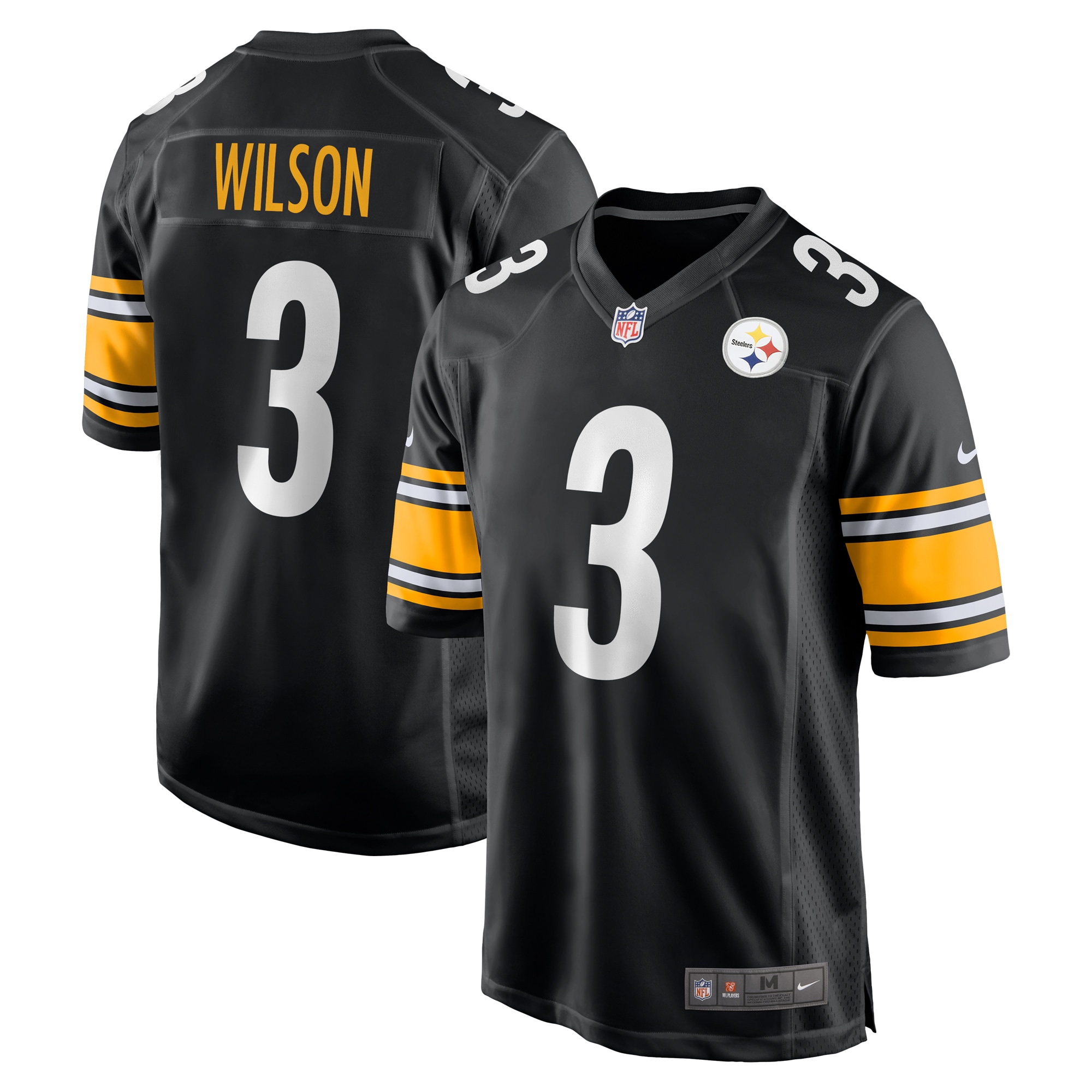 russell wilson pittsburgh steelers nike game jersey black clowdercats ph3jr.jpg