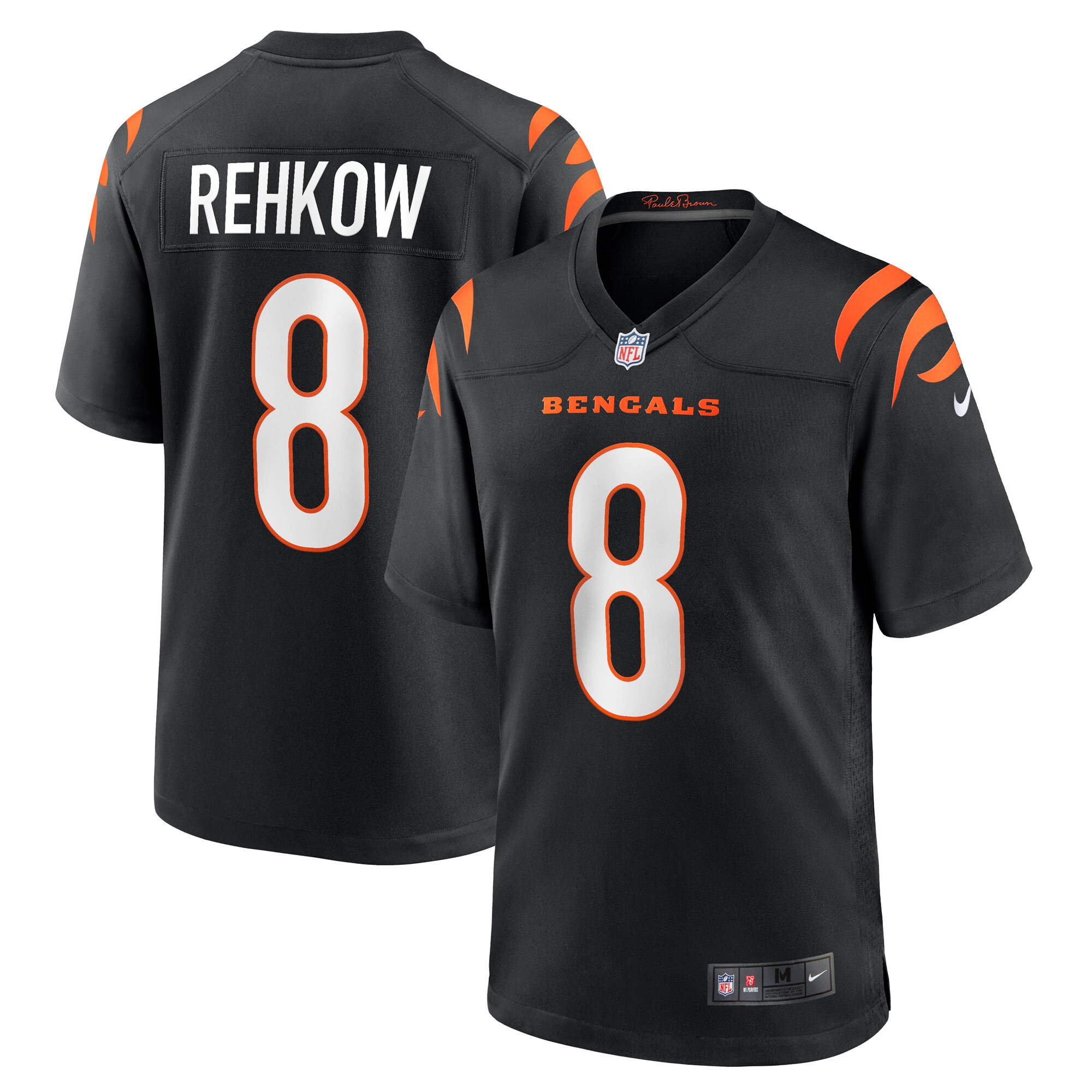 ryan rehkow cincinnati bengals nike game jersey black clowdercats g1aeu.jpg