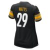 ryan watts pittsburgh steelers nike womens team game jersey black clowdercats snke7.jpg