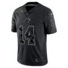 sam darnold carolina panthers nike rflctv limited jersey black clowdercats y4zyw.jpg