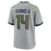 sam darnold seattle seahawks nike 2025 rivalries collection game jersey wolf gray clowdercats a5yyp.jpg