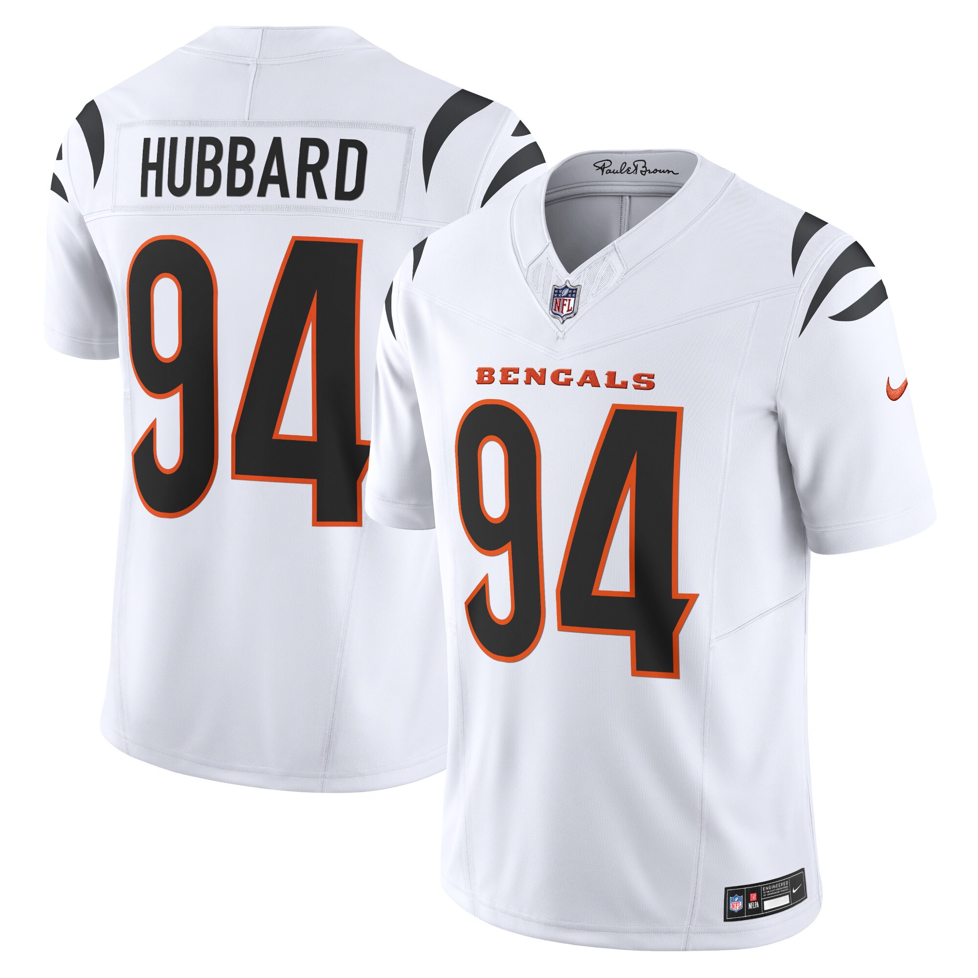 sam hubbard cincinnati bengals nike vapor fuse limited jersey white clowdercats e60a8.jpg