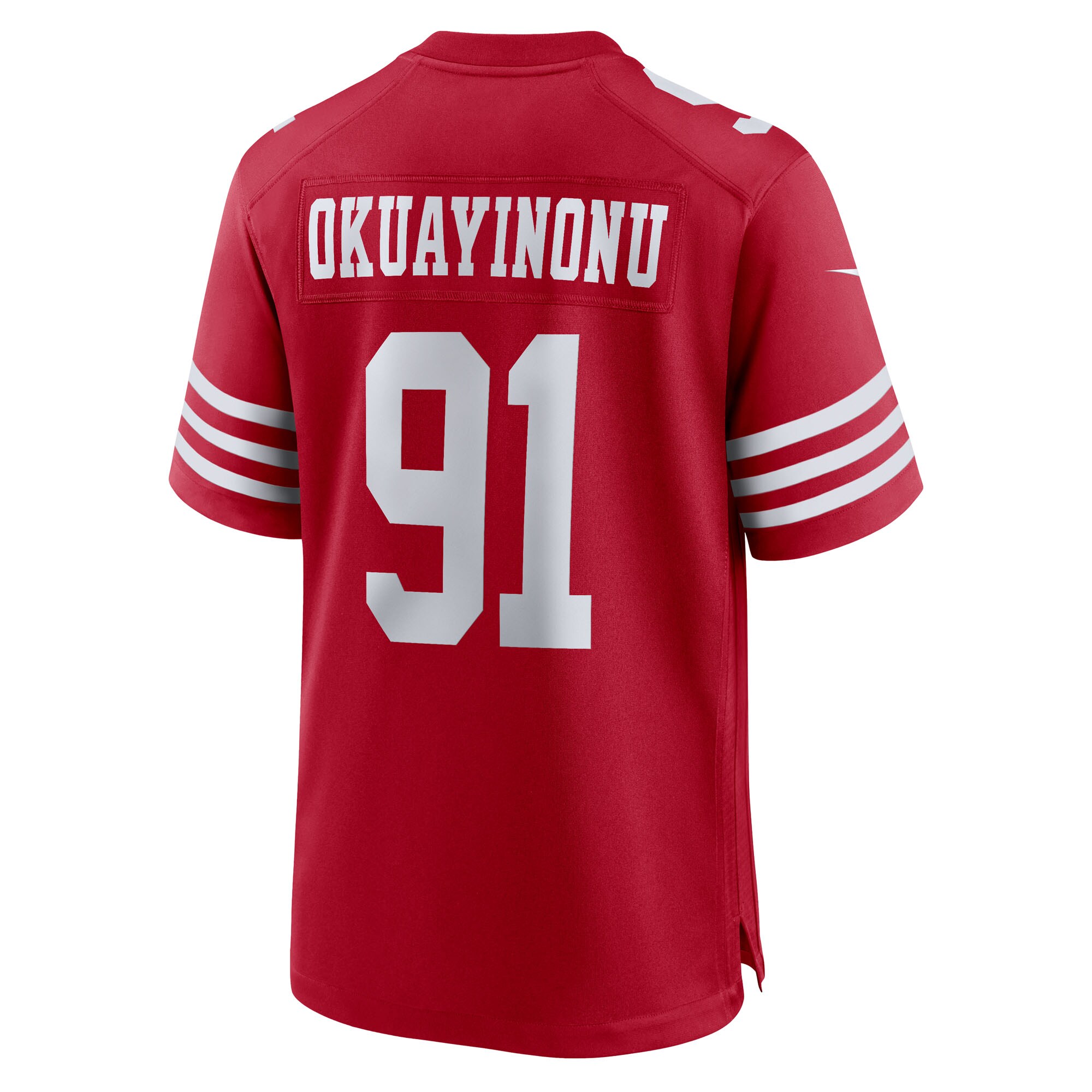 sam okuayinonu san francisco 49ers nike team game jersey scarlet clowdercats ehbwu.jpg