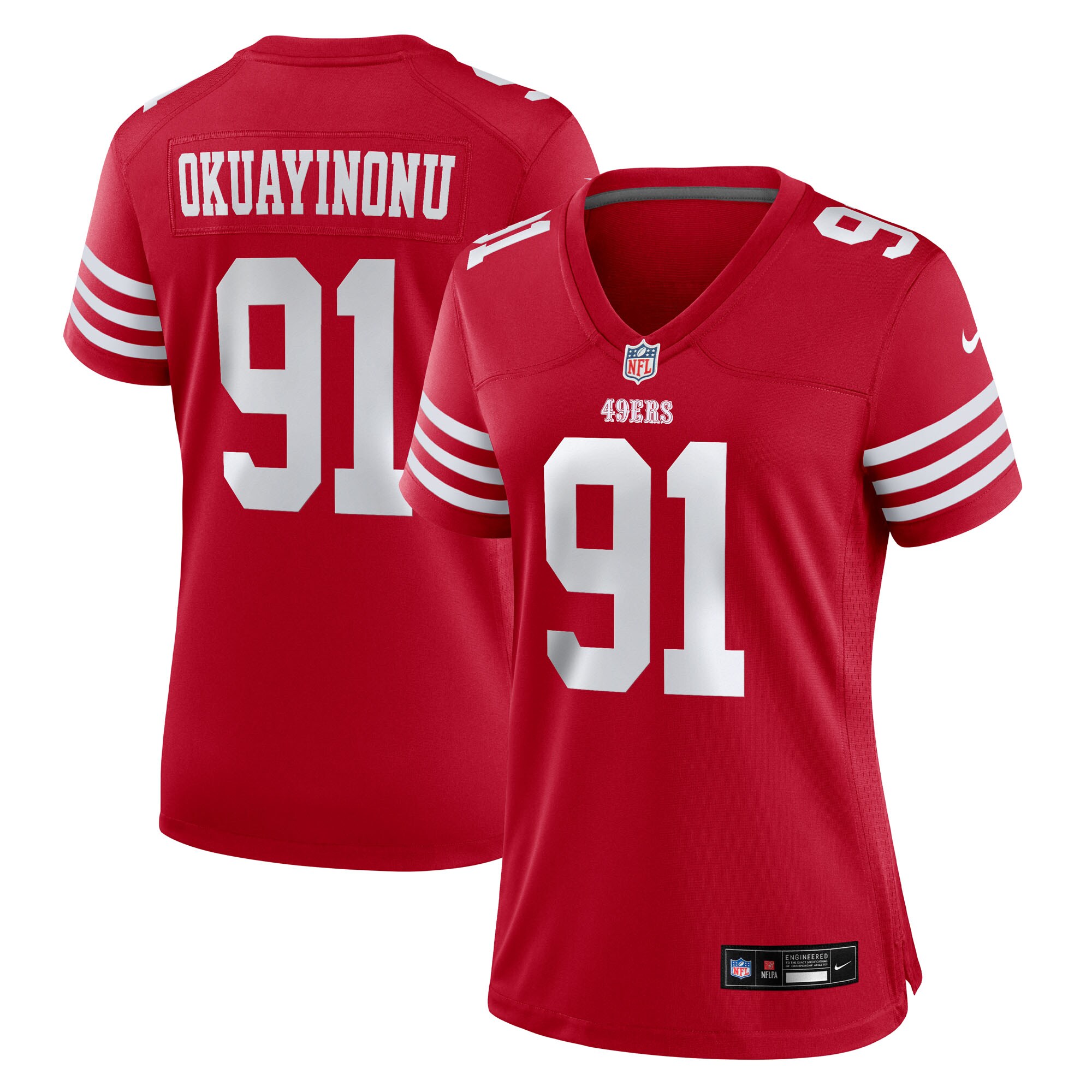 sam okuayinonu san francisco 49ers nike womens team game jersey scarlet clowdercats 85s8v.jpg