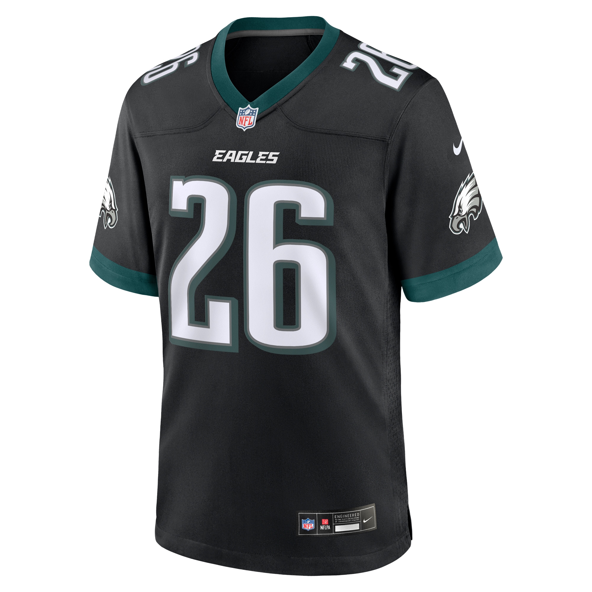 saquon barkley philadelphia eagles nike alternate game jersey black clowdercats qwkse.jpg