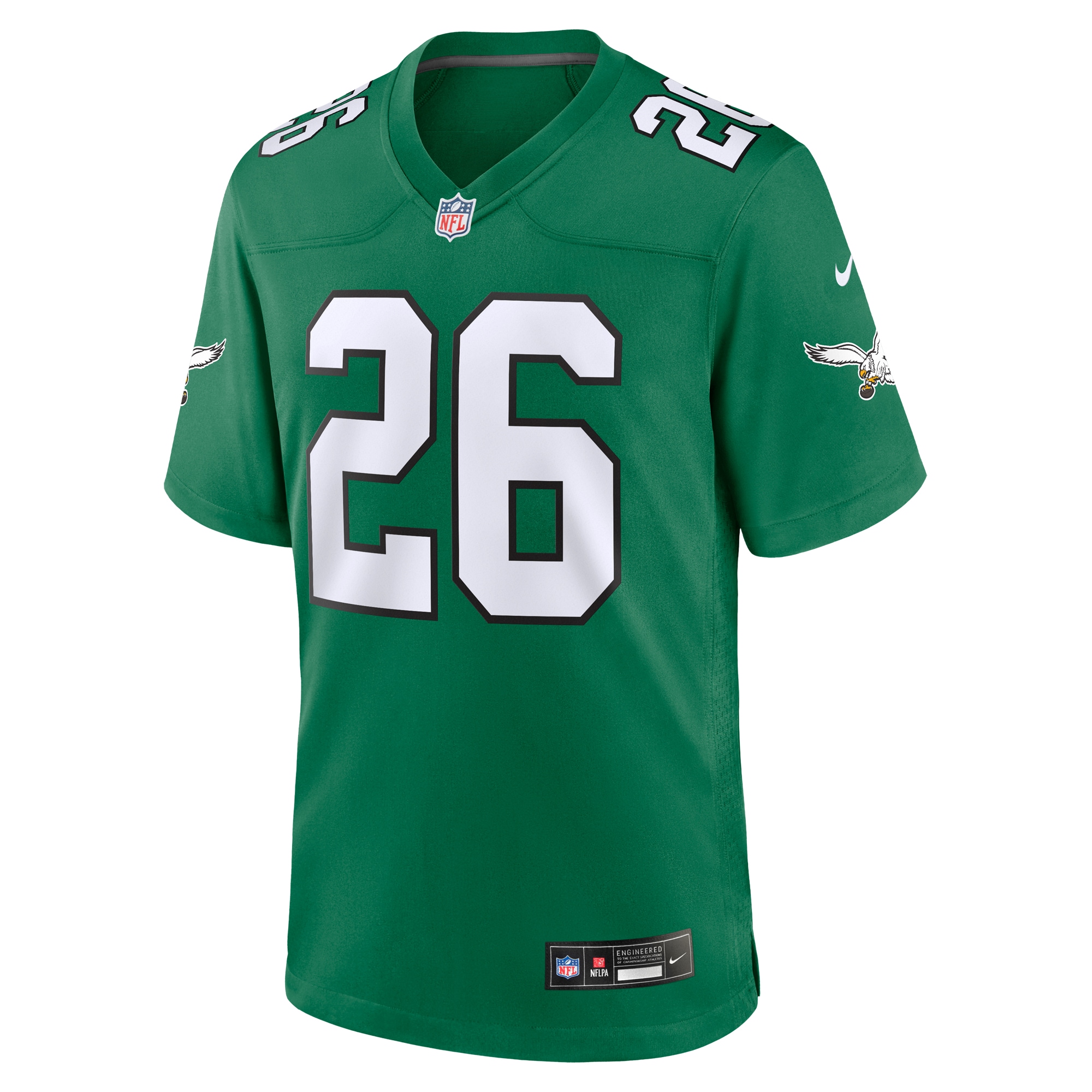 saquon barkley philadelphia eagles nike alternate game jersey kelly green clowdercats i0yck.jpg