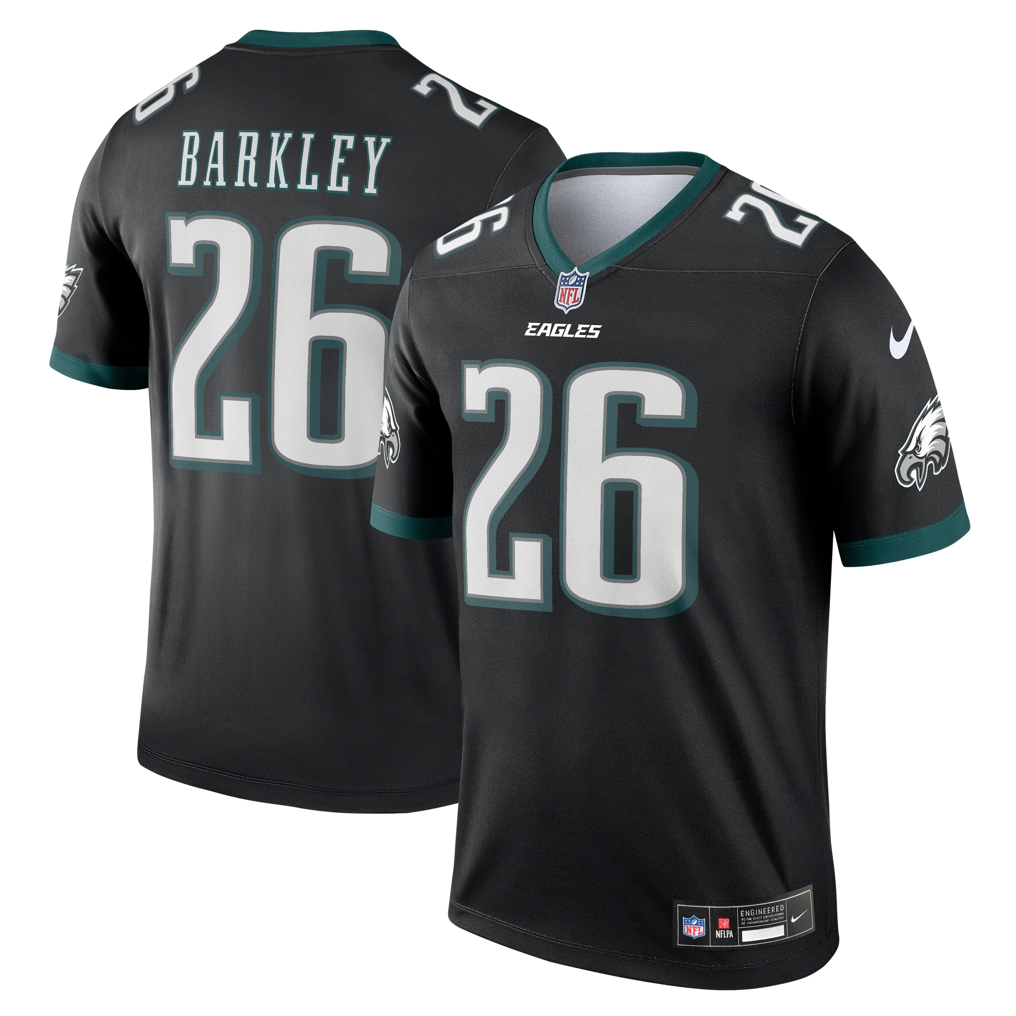 saquon barkley philadelphia eagles nike legend player performance top black clowdercats suura.jpg
