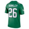 saquon barkley philadelphia eagles nike legend player performance top kelly green clowdercats hwvjc.jpg