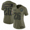 saquon barkley philadelphia eagles nike womens 2025 salute to service limited jersey olive clowdercats dozhr.jpg