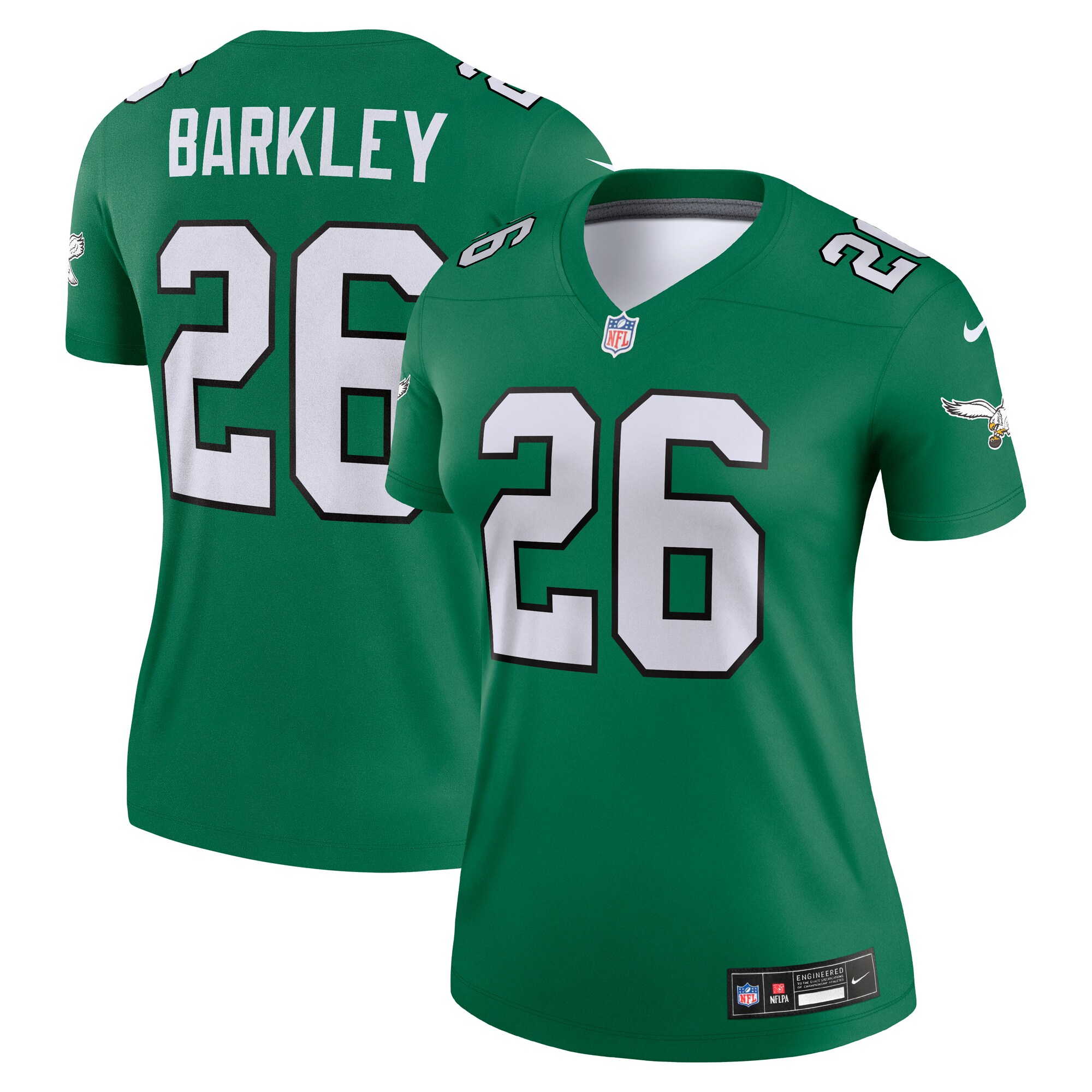saquon barkley philadelphia eagles nike womens legend player performance top kelly green clowdercats bdmuc.jpg