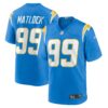 scott matlock los angeles chargers nike team game jersey powder blue clowdercats mwmsf.jpg
