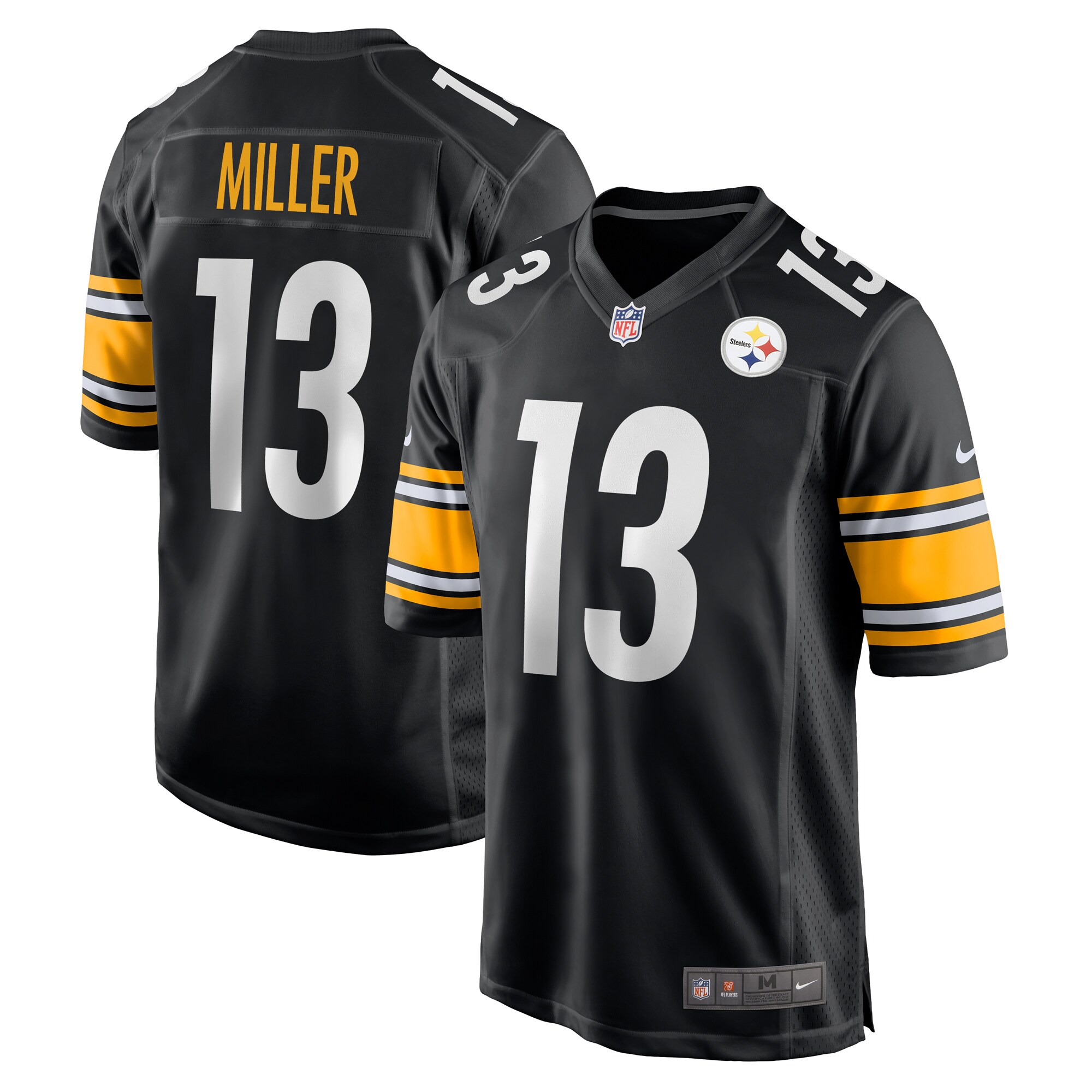 scotty miller pittsburgh steelers nike game jersey black clowdercats kpjd5.jpg