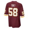 shaka toney washington football team nike game jersey burgundy clowdercats 99peh.jpg