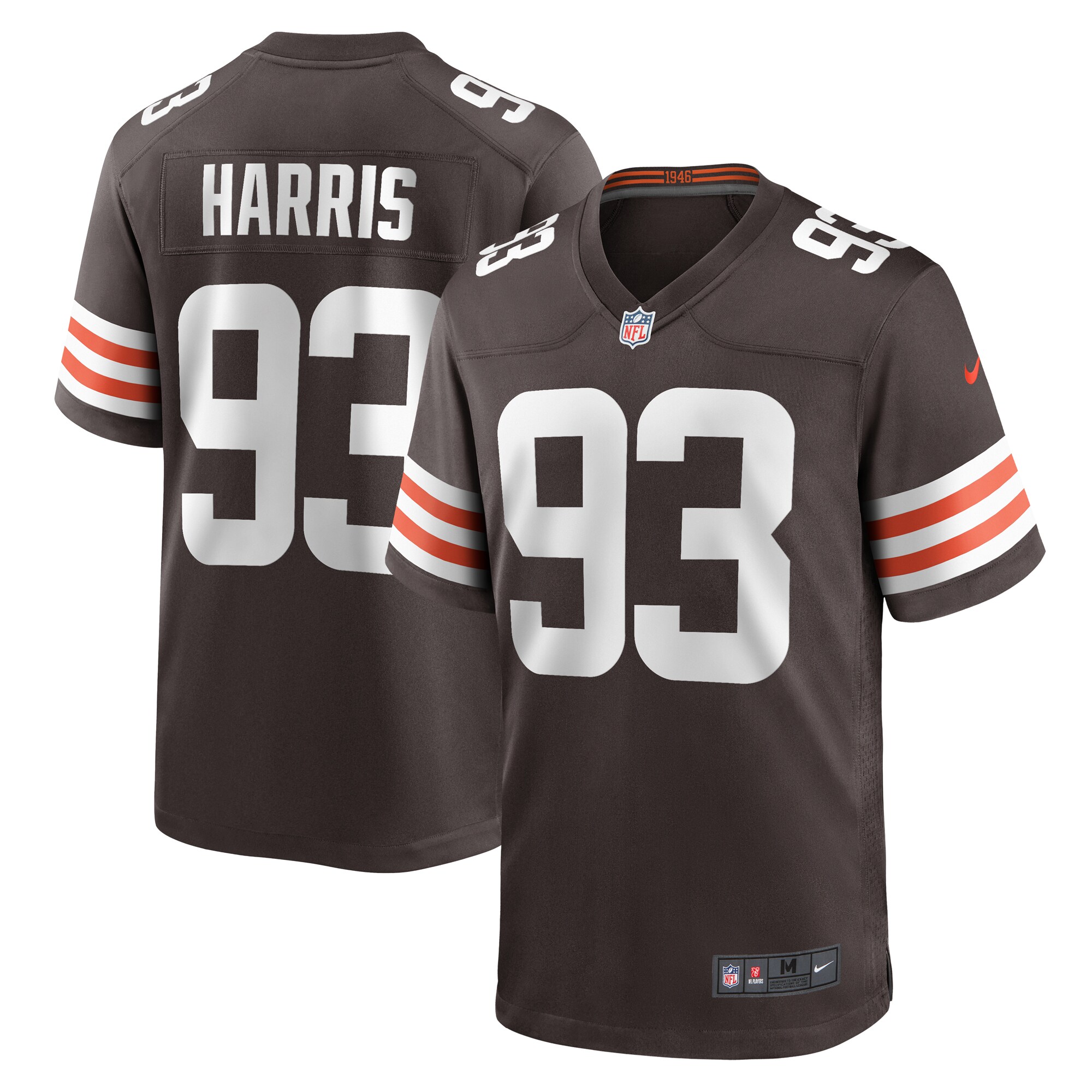 shelby harris cleveland browns nike team game jersey brown clowdercats j6eay.jpg