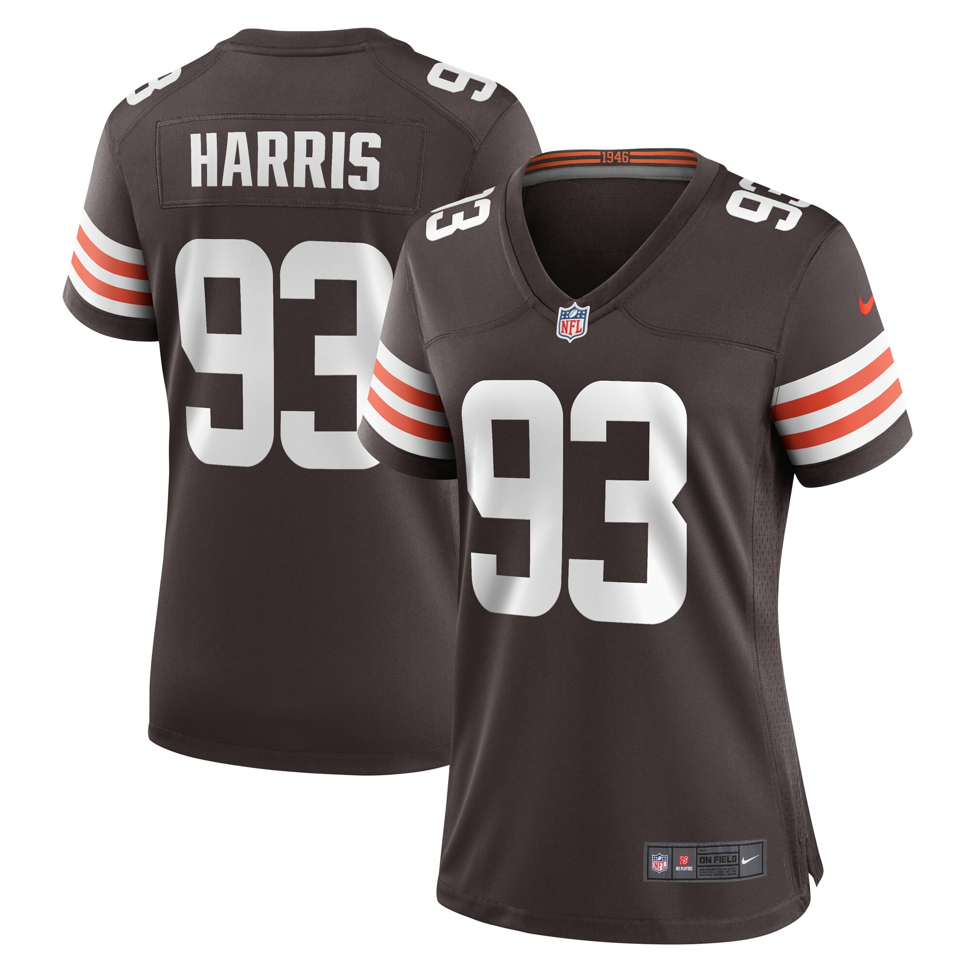 shelby harris cleveland browns nike womens team game jersey brown clowdercats osar6.jpg