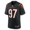 shemar stewart cincinnati bengals nike team game jersey black clowdercats ybjq6.jpg
