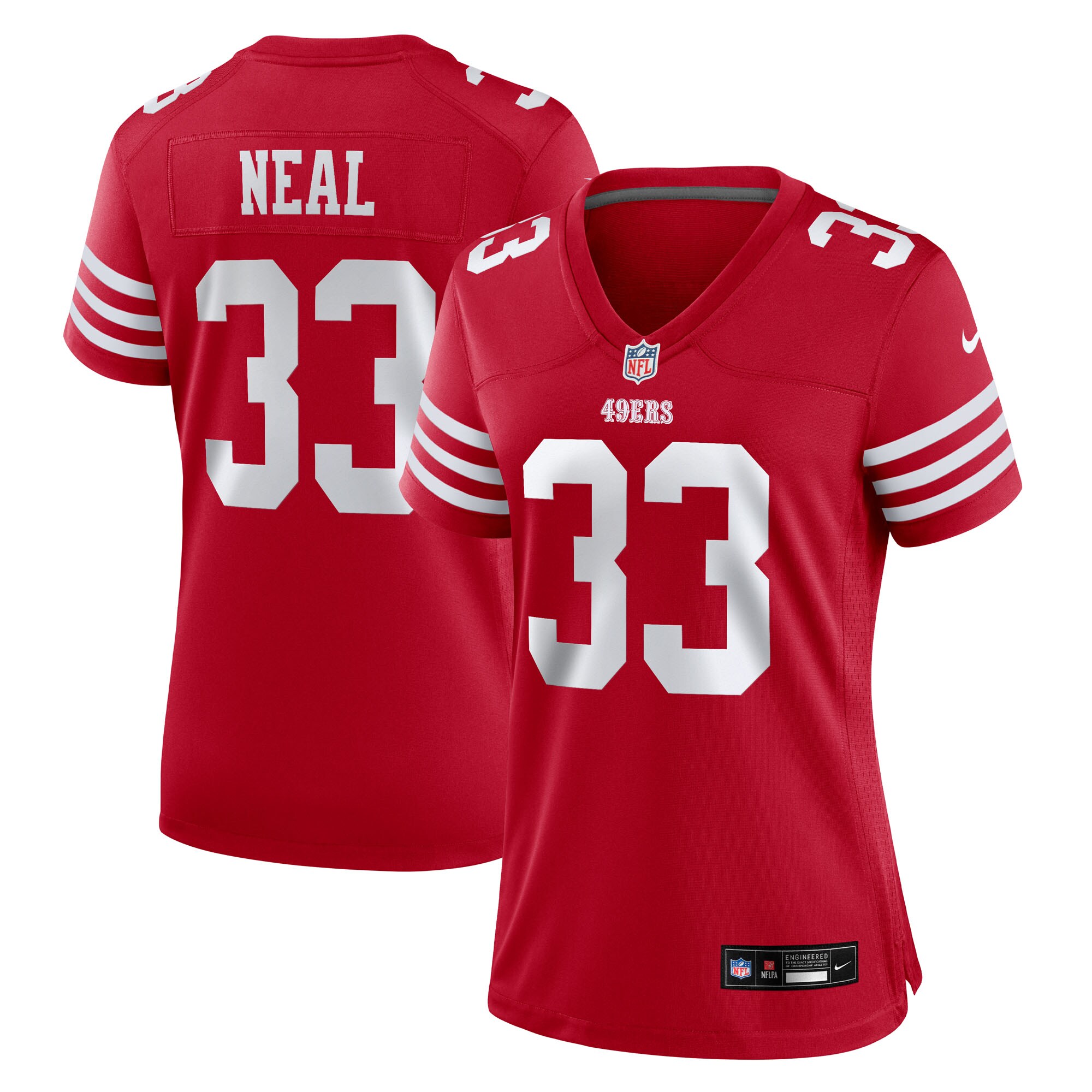 siran neal san francisco 49ers nike womens team game jersey scarlet clowdercats i3rsj.jpg