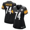 spencer anderson pittsburgh steelers nike womens game jersey black clowdercats icn05.jpg
