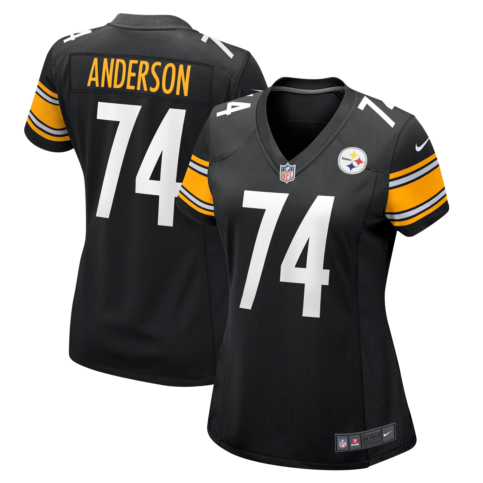 spencer anderson pittsburgh steelers nike womens game jersey black clowdercats icn05.jpg