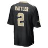 spencer rattler new orleans saints nike team game jersey black clowdercats yzdfc.jpg