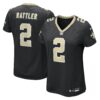 spencer rattler new orleans saints nike womens team game jersey black clowdercats uzlrx.jpg