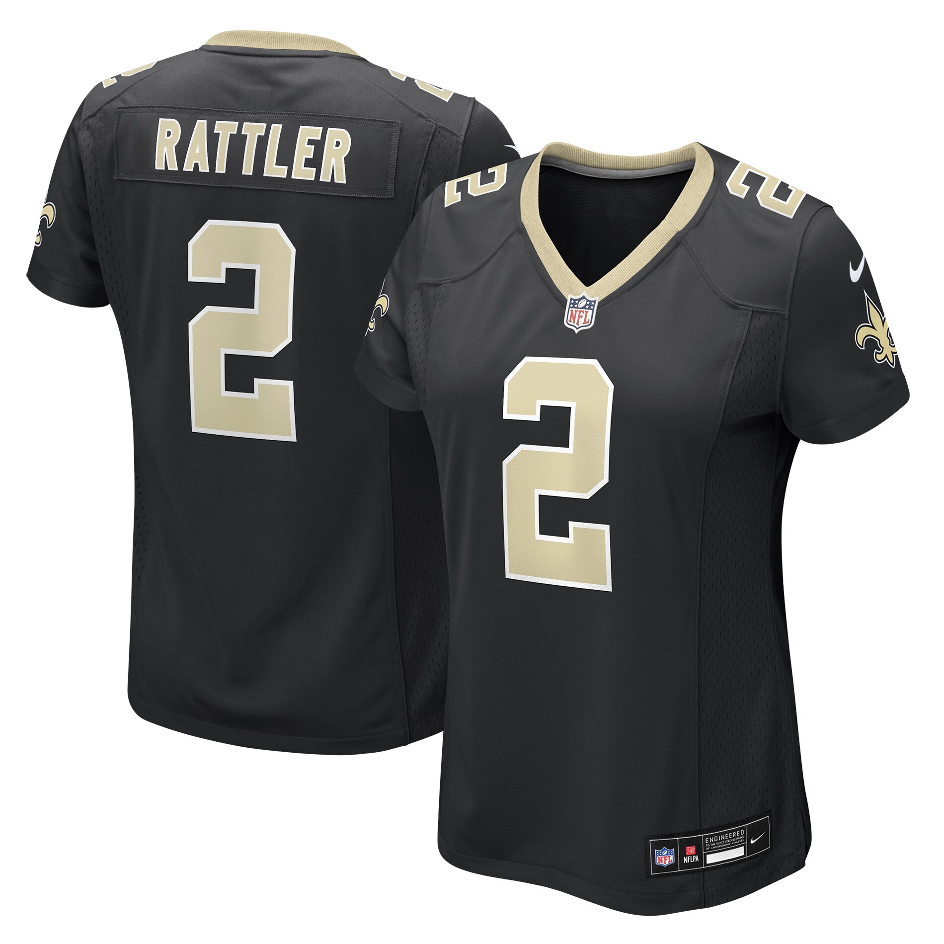 spencer rattler new orleans saints nike womens team game jersey black clowdercats uzlrx.jpg
