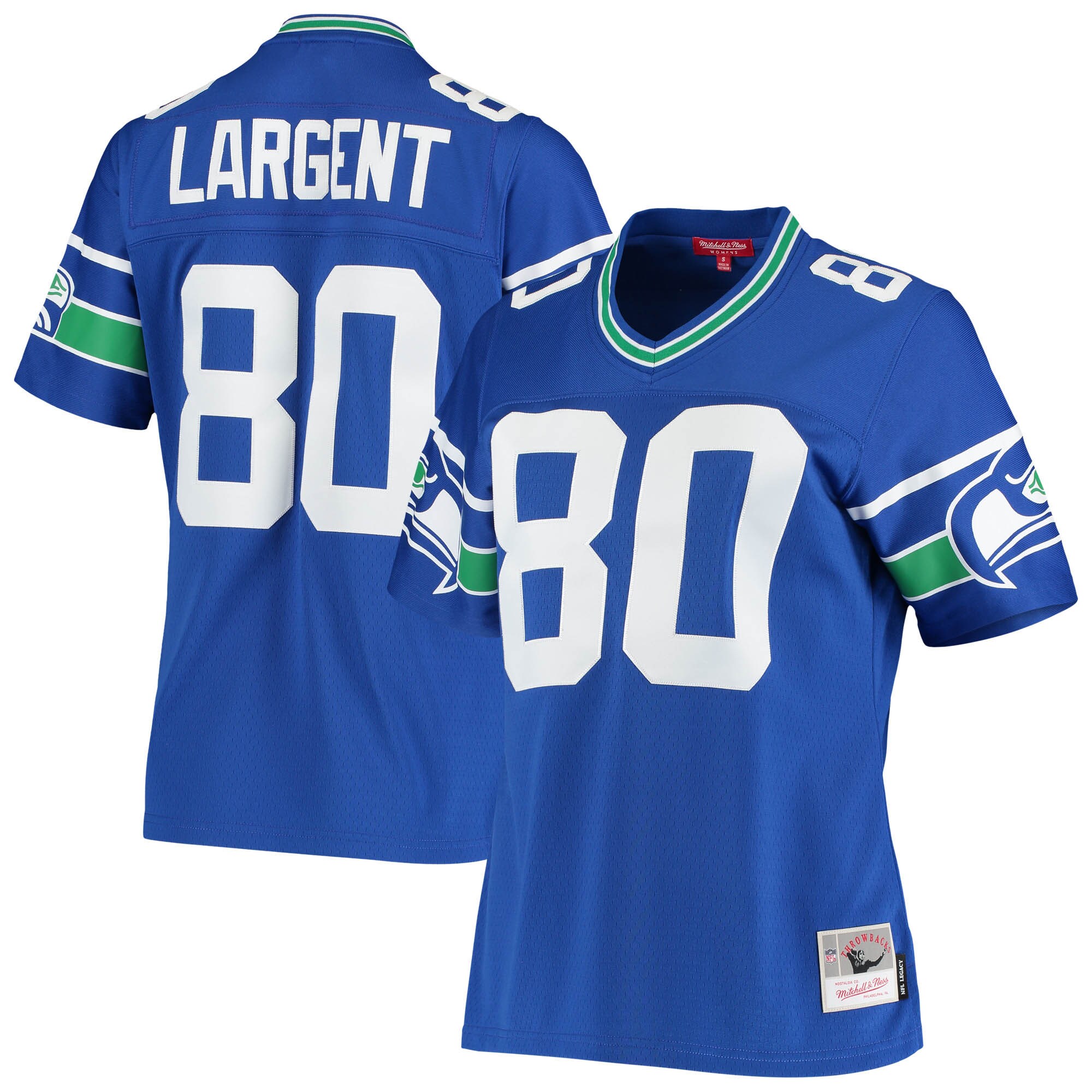 steve largent seattle seahawks mitchell ness womens 1985 legacy replica jersey royal clowdercats m8vox.jpg