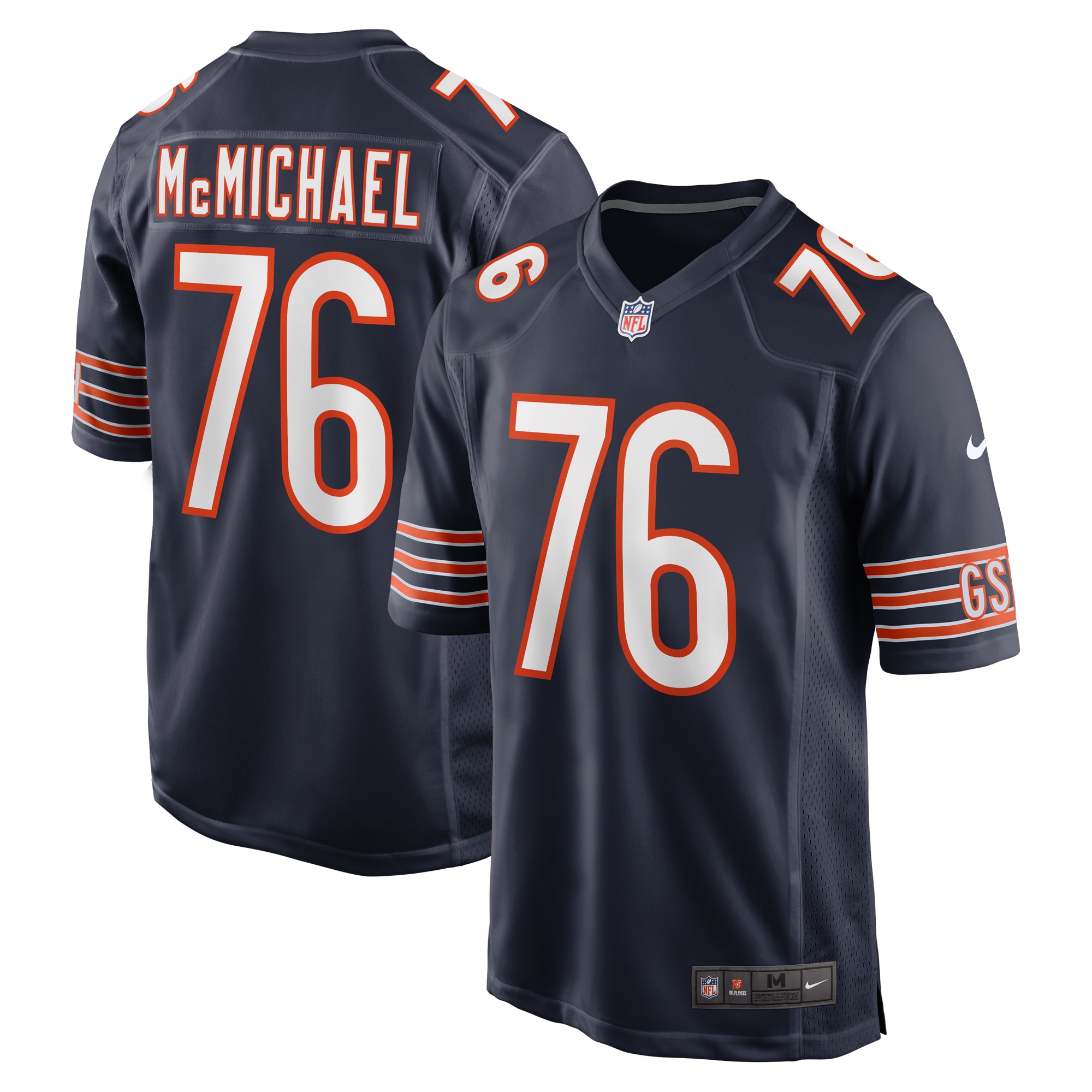 steve mcmichael chicago bears nike retired player game jersey navy clowdercats jfdhu.jpg