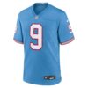 steve mcnair tennessee titans nike retired player alternate game jersey light blue clowdercats eblu9.jpg