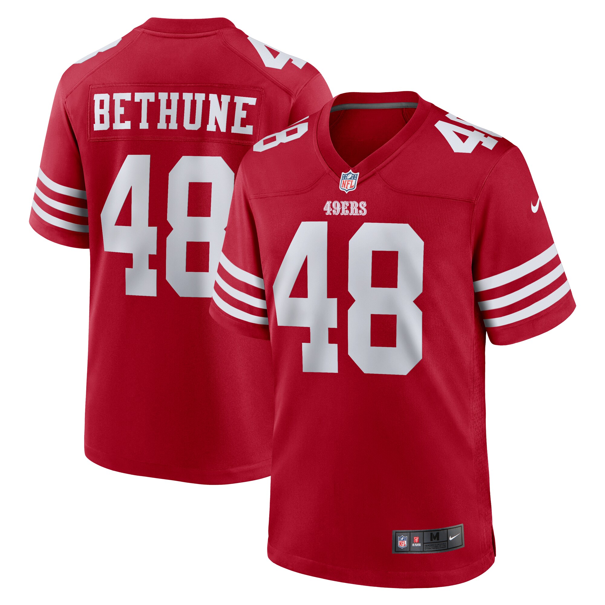 tatum bethune san francisco 49ers nike game jersey scarlet clowdercats zbygk.jpg