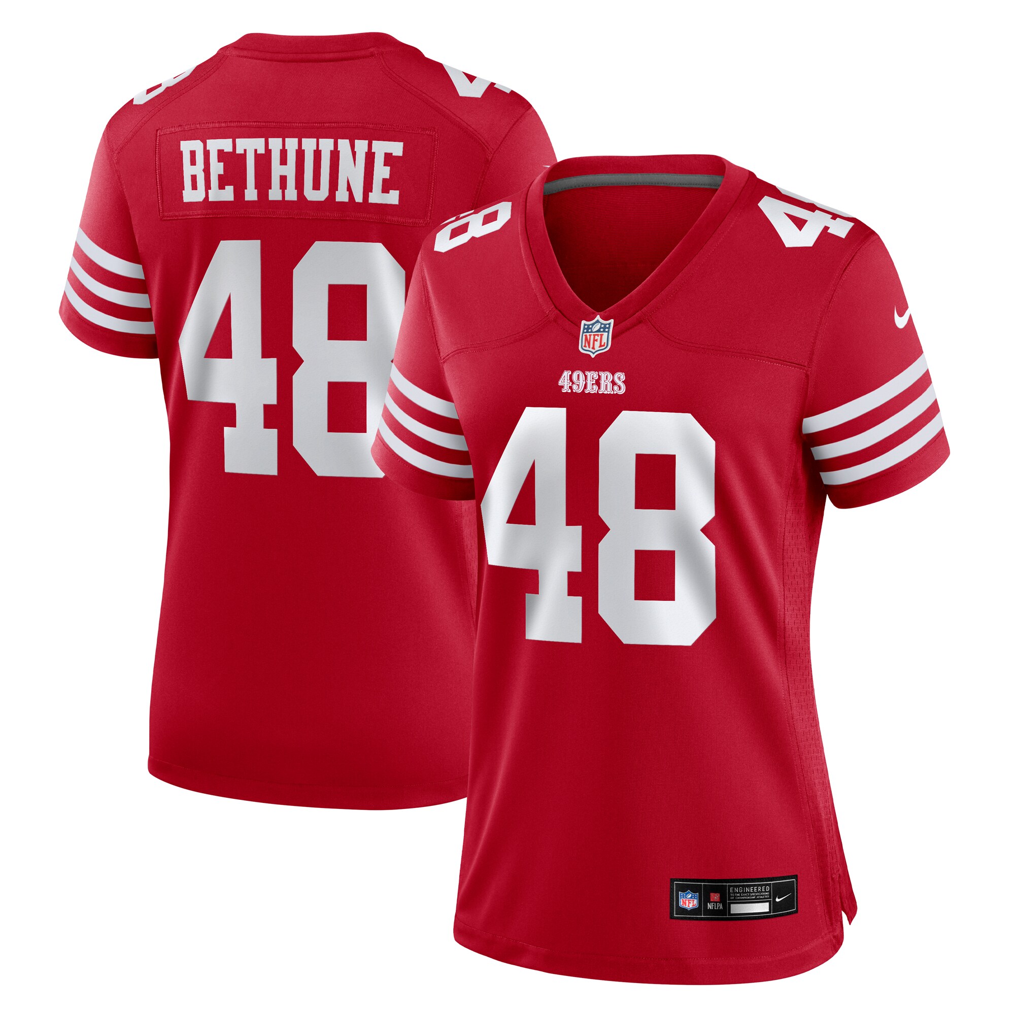 tatum bethune san francisco 49ers nike womens team game jersey scarlet clowdercats yamnt.jpg
