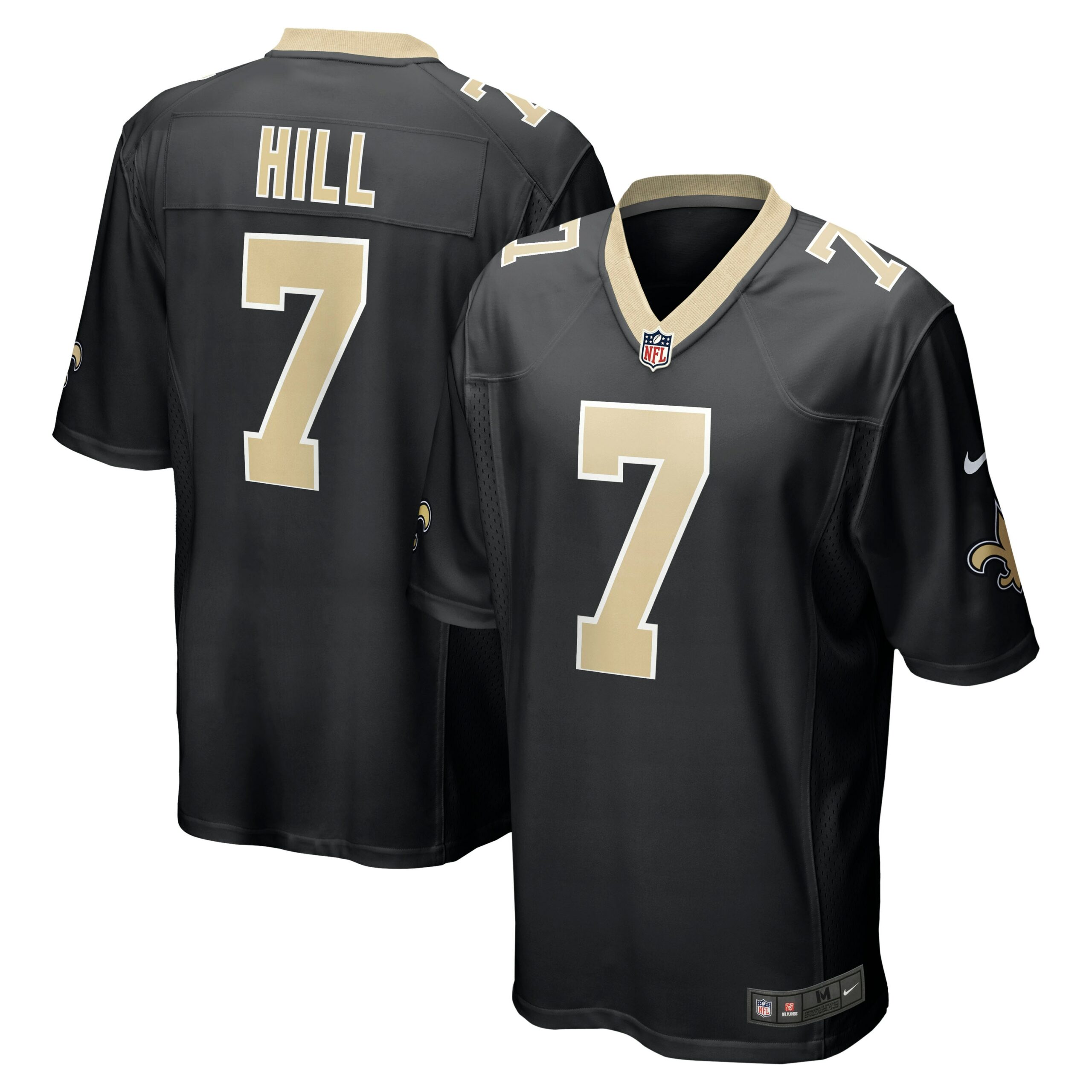 taysom hill new orleans saints nike game jersey black clowdercats tzmys.jpg