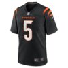 tee higgins cincinnati bengals nike game player jersey black clowdercats bgmyd.jpg