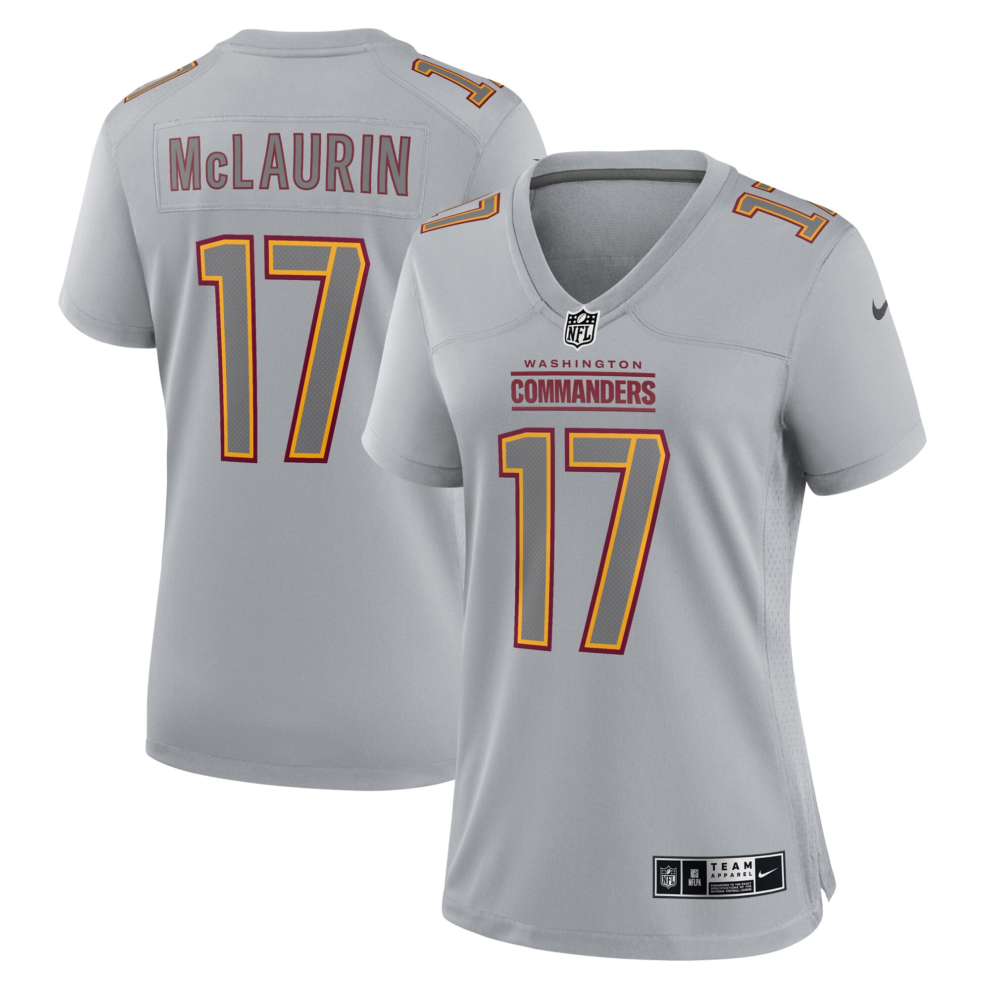 terry mclaurin washington commanders nike womens atmosphere fashion game jersey gray clowdercats vs1ea.jpg