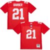 tiki barber new york giants mitchell ness 2004 legacy replica jersey red clowdercats pykce.jpg