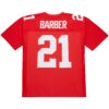 tiki barber new york giants mitchell ness 2004 legacy replica jersey red clowdercats vb4ol.jpg