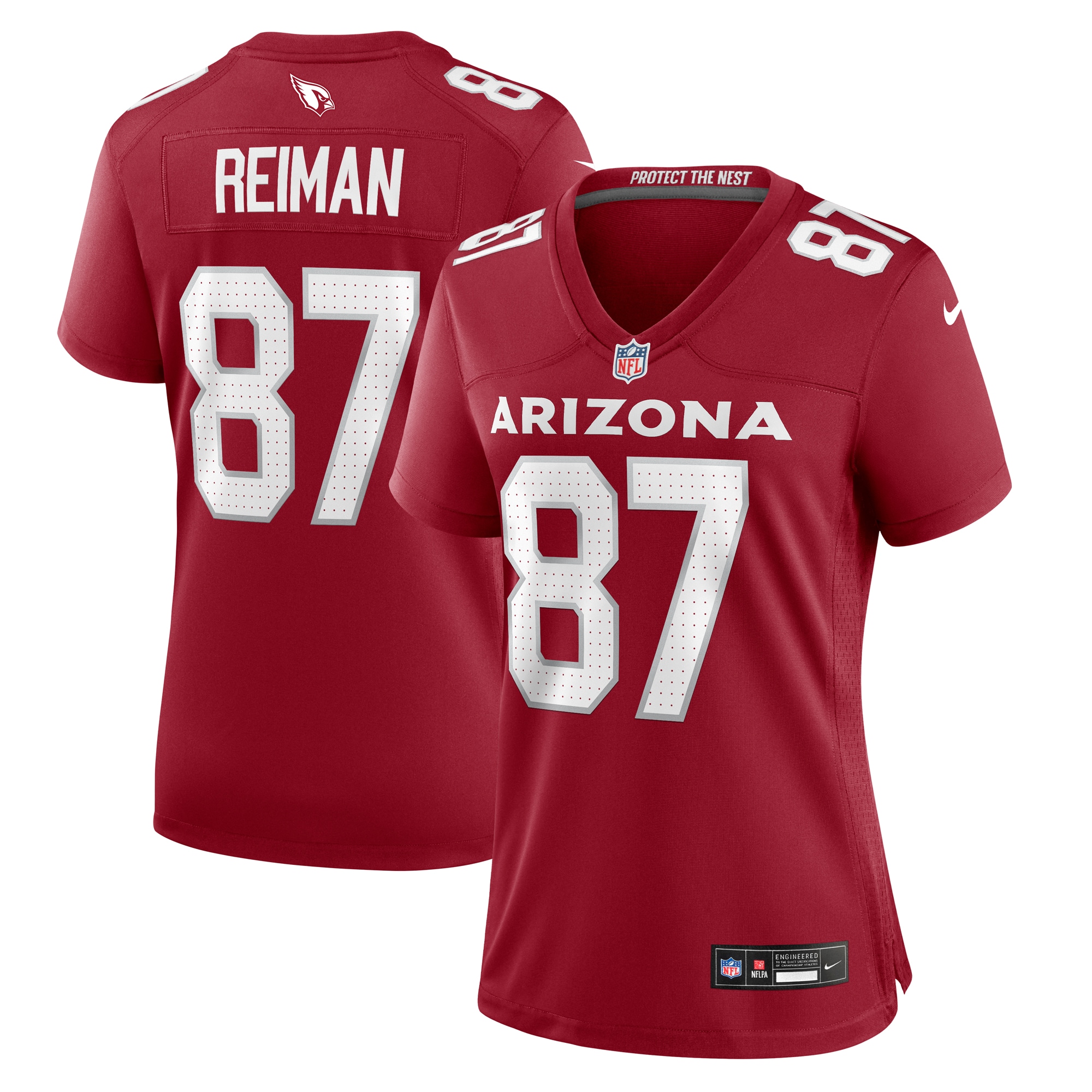 tip reiman arizona cardinals nike womens game jersey cardinal clowdercats ielqr.jpg