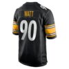 tj watt pittsburgh steelers nike game jersey black clowdercats woena.jpg