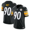 tj watt pittsburgh steelers nike vapor fuse limited jersey black clowdercats bd3kd.jpg