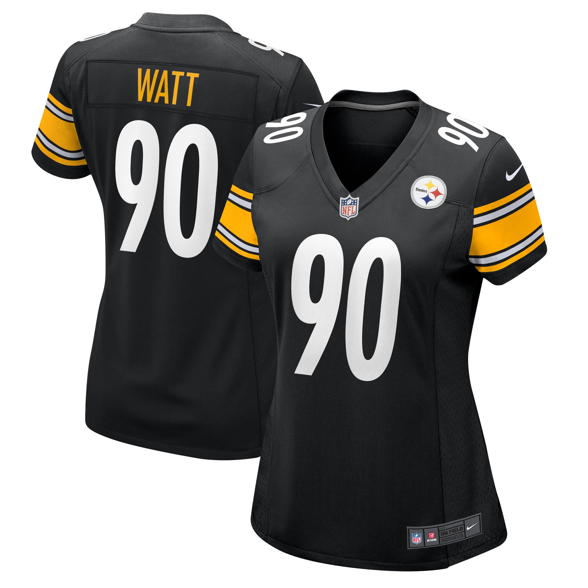 tj watt pittsburgh steelers nike womens team game jersey black clowdercats zaxqc.jpg