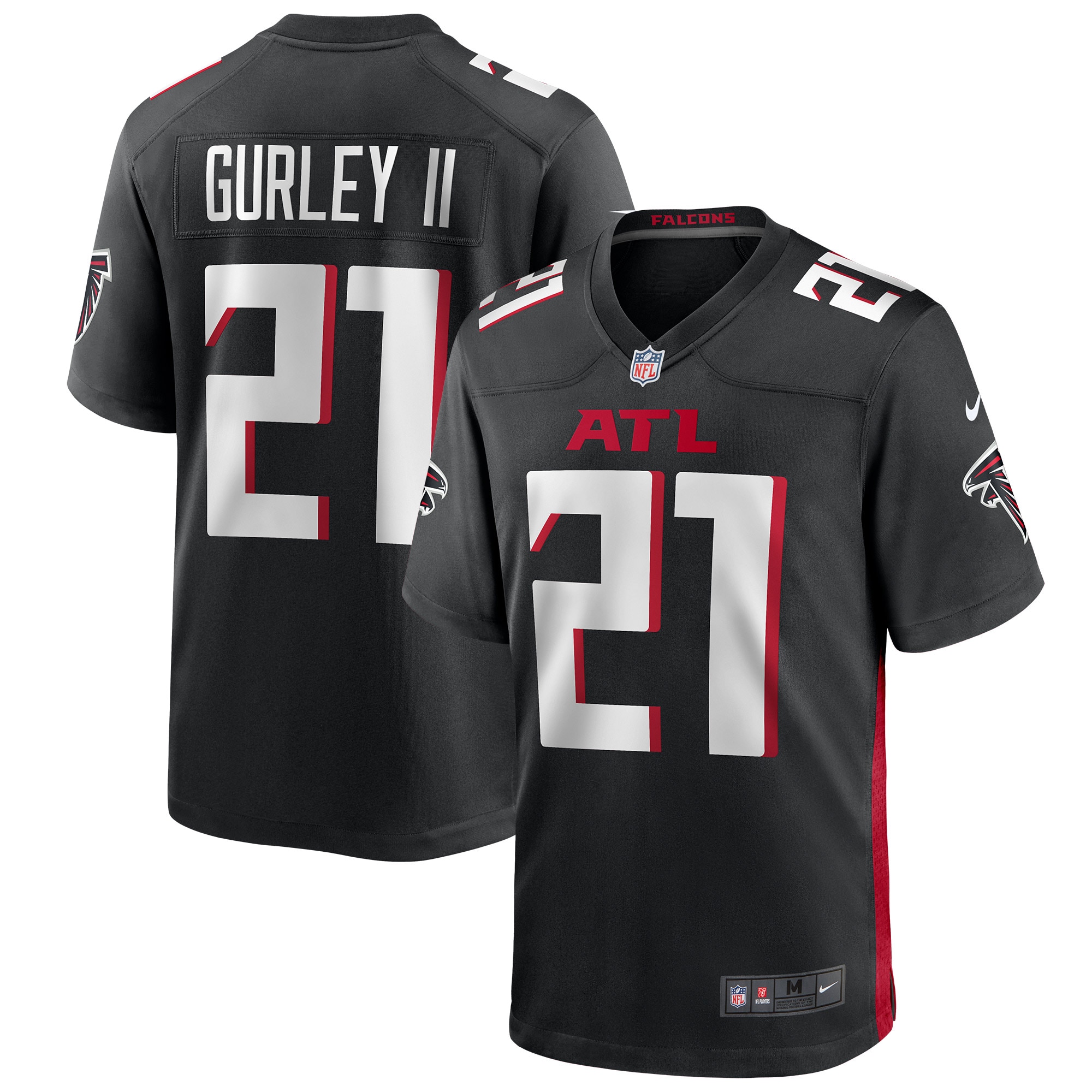 todd gurley ii atlanta falcons nike game player jersey black clowdercats 0jejc.jpg