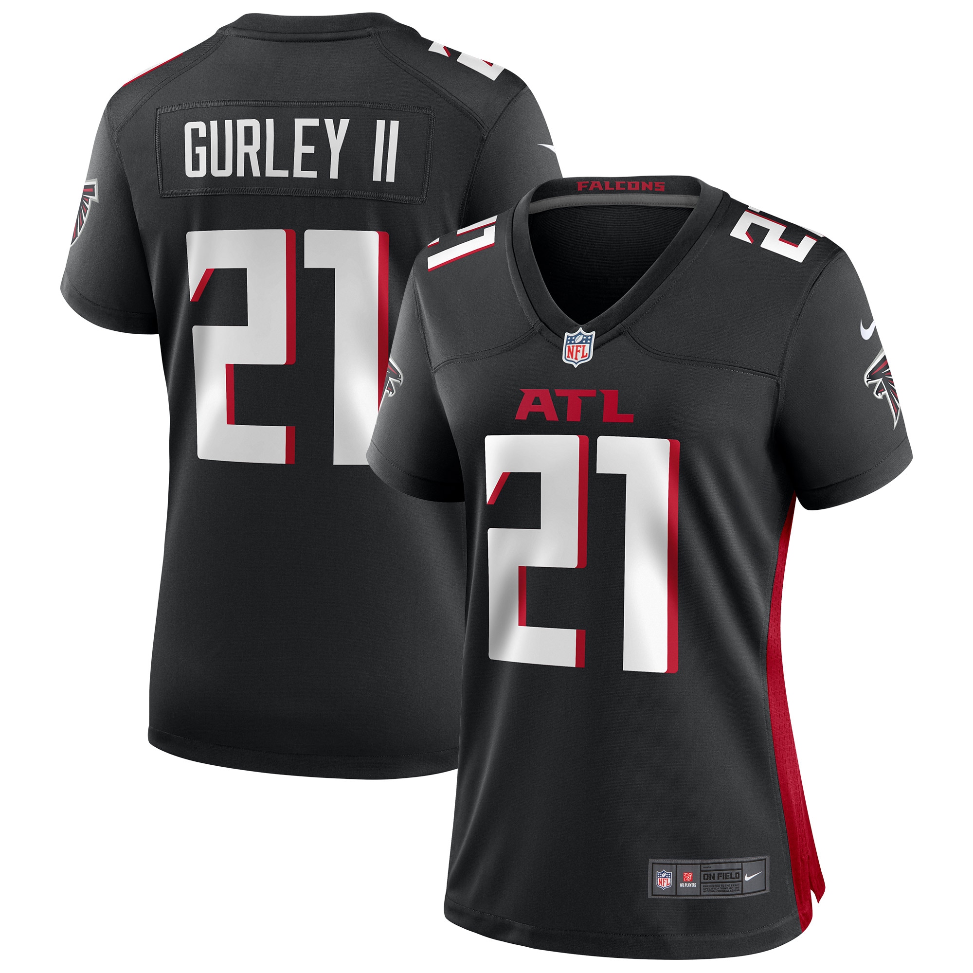 todd gurley ii atlanta falcons nike womens game jersey black clowdercats aexuk.jpg