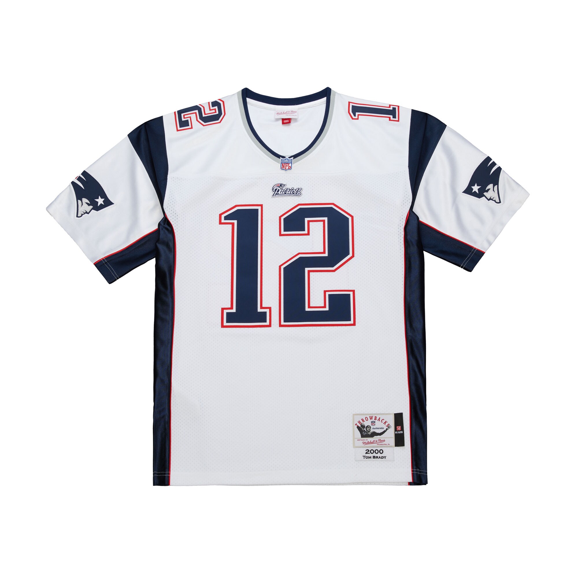 tom brady new england patriots mitchell ness 2000 authentic jersey white clowdercats tv8rp.jpg