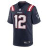 tom brady new england patriots nike game retired player jersey navy clowdercats ekedj.jpg
