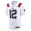 tom brady new england patriots nike retired game jersey white clowdercats id8as.jpg