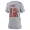 tom brady tampa bay buccaneers nike womens atmosphere fashion game jersey gray clowdercats zrdxc.jpg