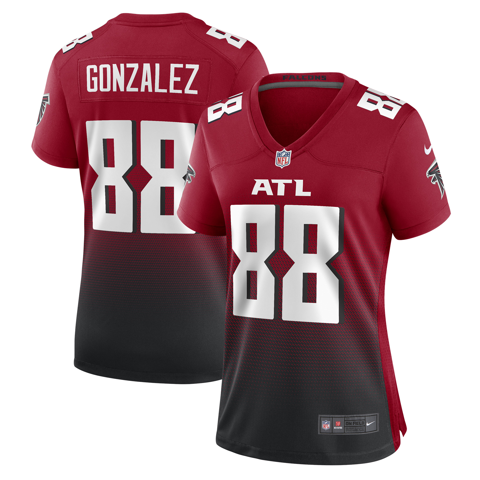 tony gonzalez atlanta falcons nike womens retired game jersey red clowdercats gzkrg.jpg